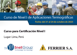 Curso de Nivel I de Aplicaciones Termográficas – 21 al 24 de Oct. 2025